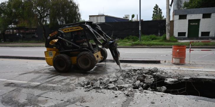 24-10-2024 socavón trabajos Municipalidad de Córdoba