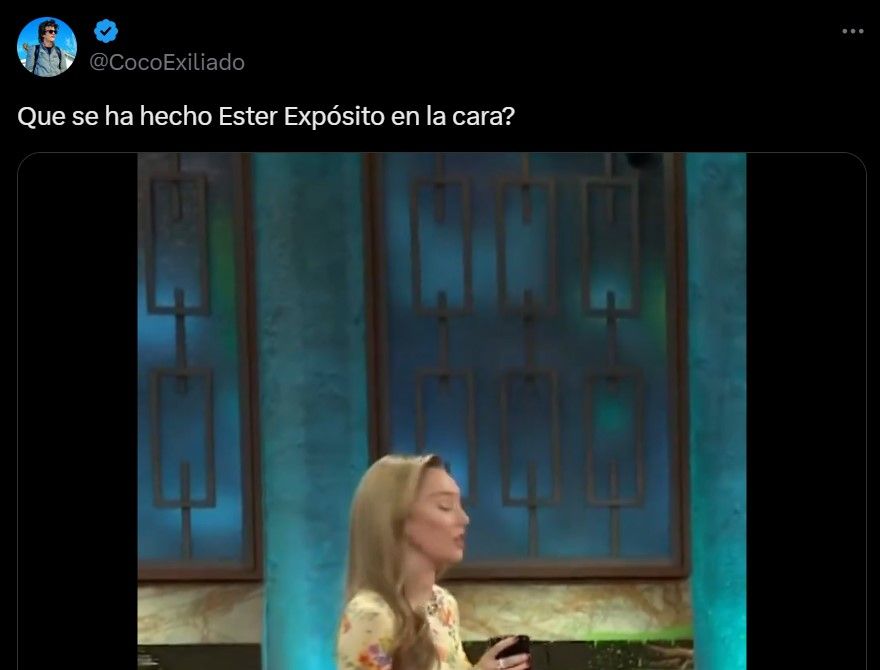 La red sobre Ester Expósito