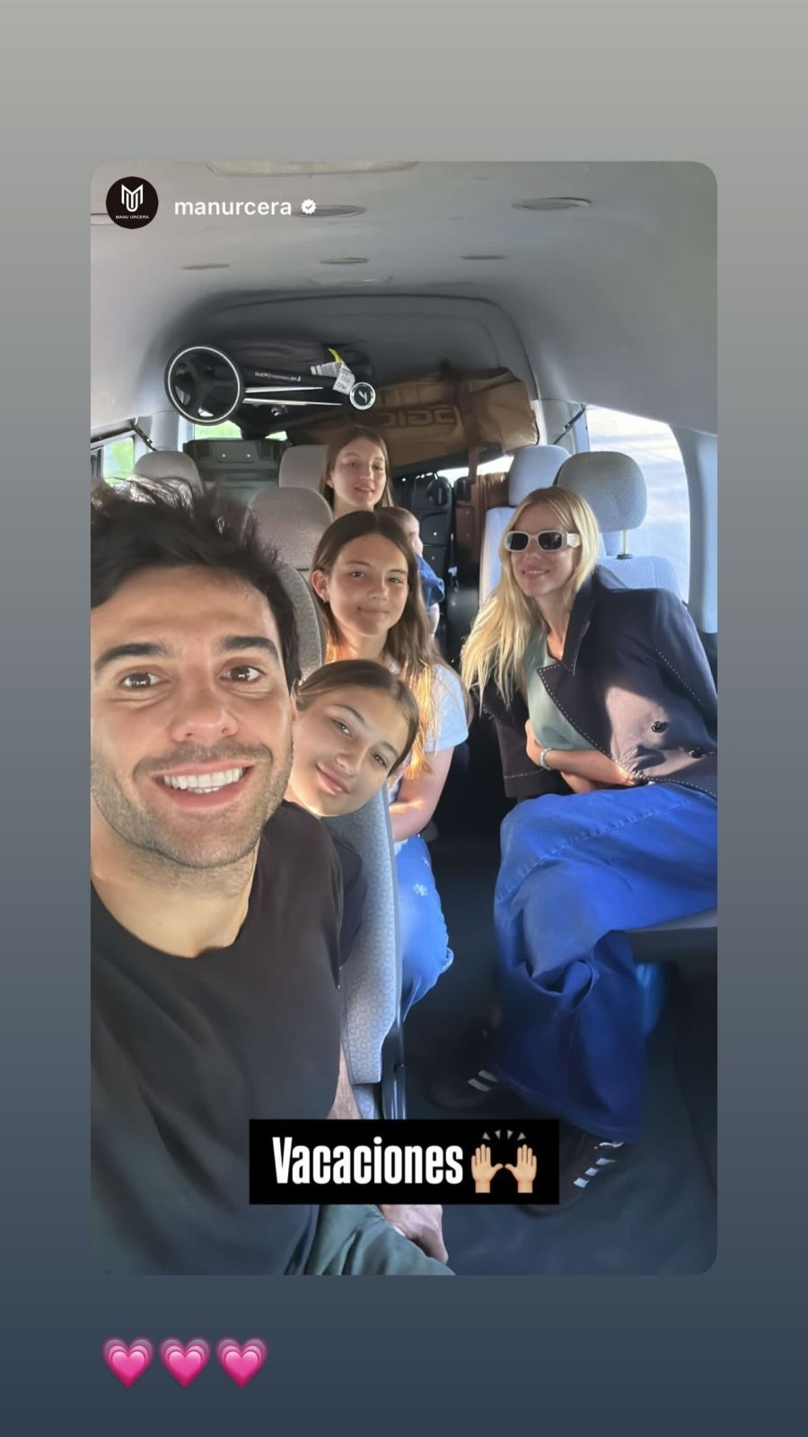 Nicole Neumann emprendió una nueva aventura con sus hijas y Manu Urcera