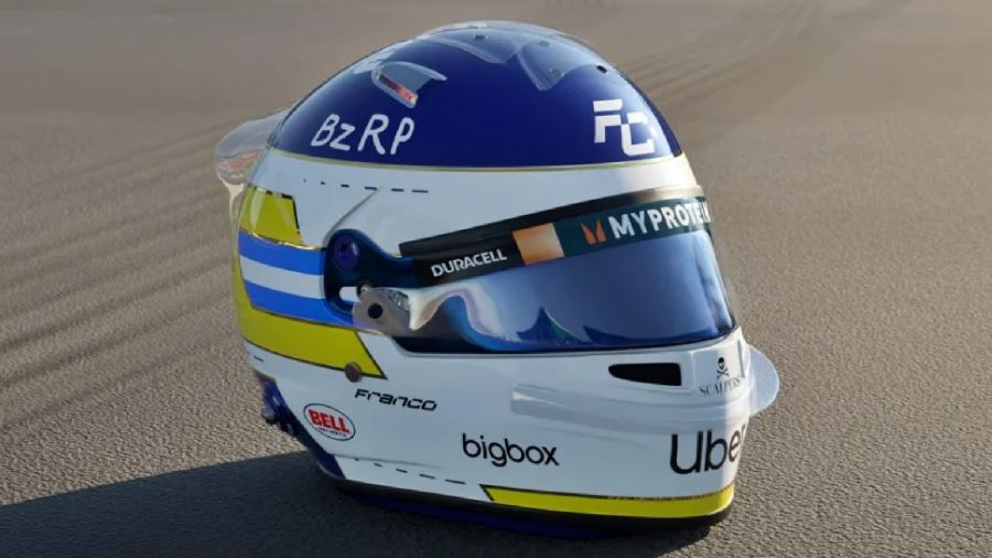 Casco Colapinto - Reutemann