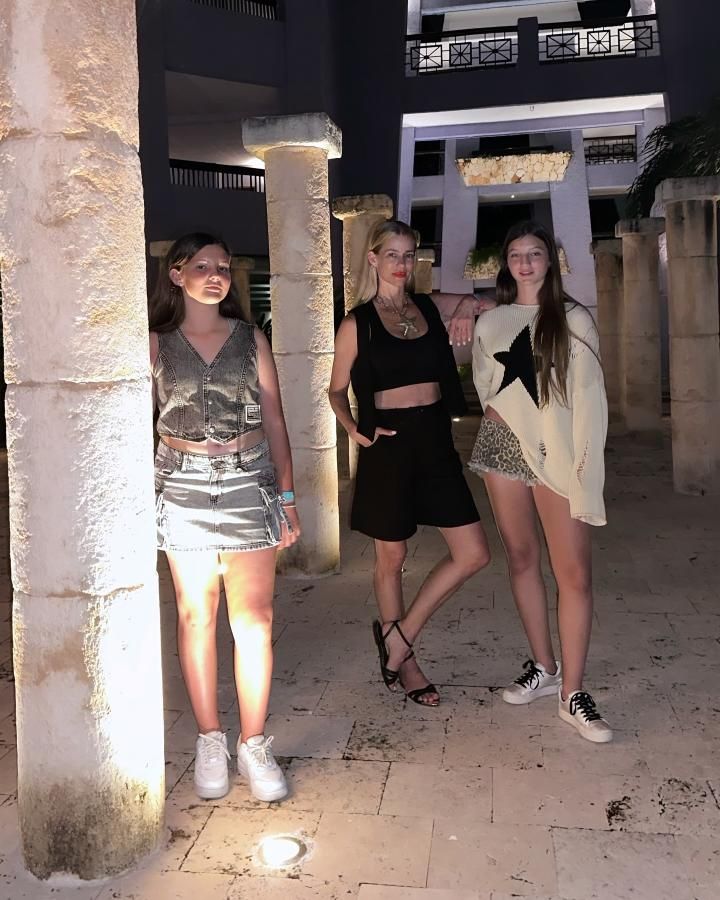 Nicole Neumann y sus hijas deslumbran con looks únicos en sus exclusivas vacaciones 