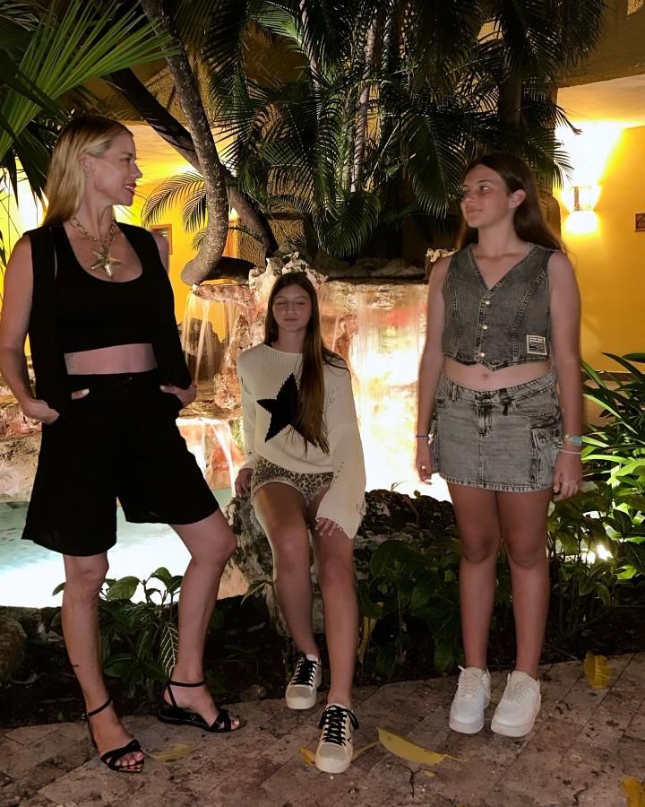 Nicole Neumann y sus hijas deslumbran con looks únicos en sus exclusivas vacaciones 