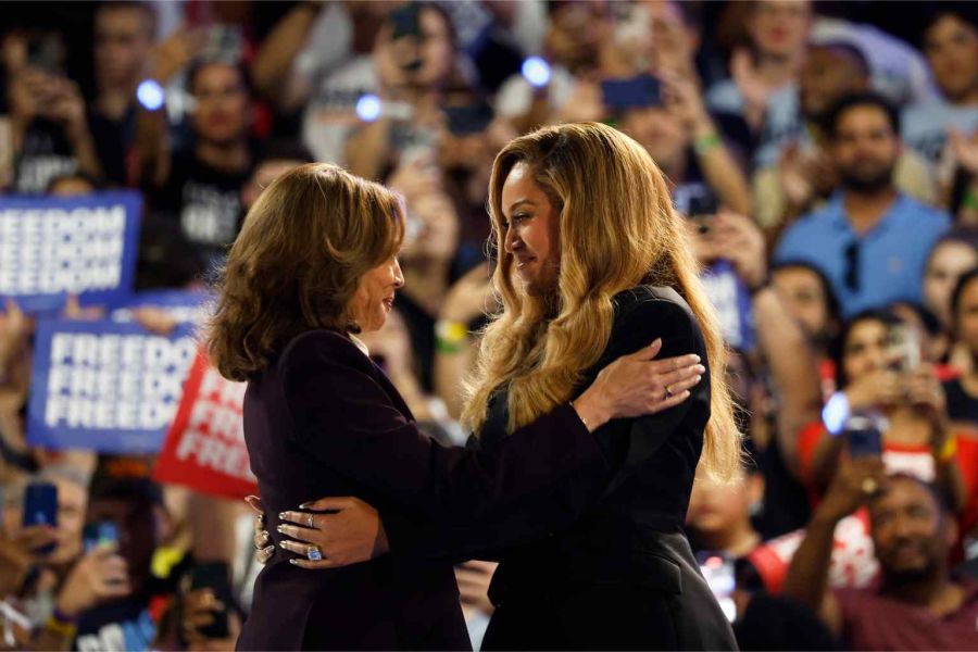 Beyoncé y Kamala Harris