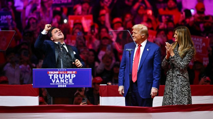 Melania Trump y famosos en el Madison Time Square Garden