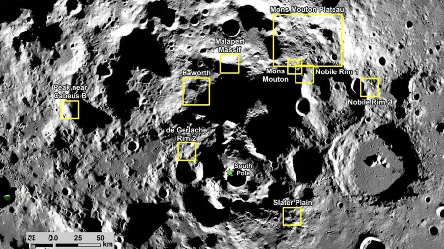 La Nasa evalúa nuevos destinos en la Luna para regresar