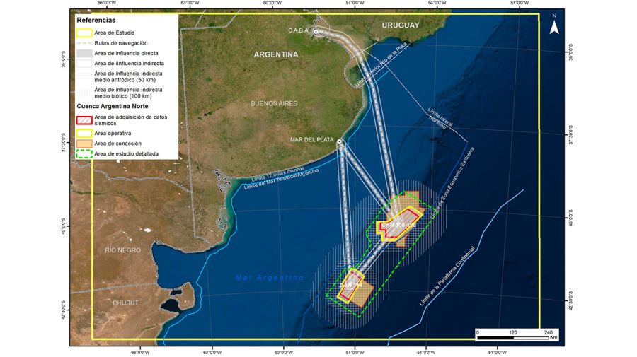 Búsqueda de petróleo frente a la costa de Mar del Plata