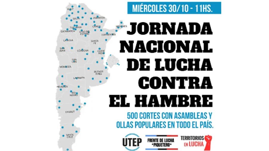 Jornada de protestas en el paro de transporte 20241030