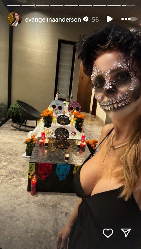 Evangelina mostró la especial celebración de Hallowen en México