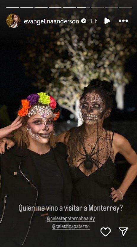 Evangelina mostró la especial celebración de Hallowen en México