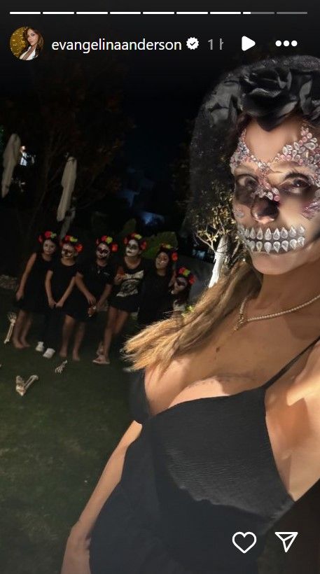 Evangelina mostró la especial celebración de Hallowen en México