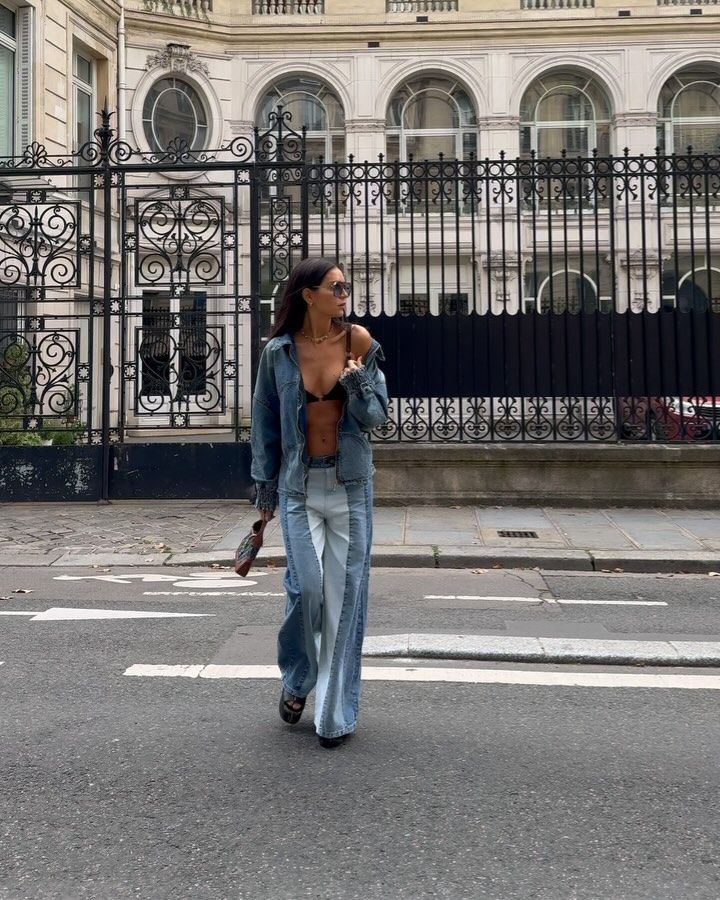 Zaira Nara muestra cómo llevar el total denim en verano 2025