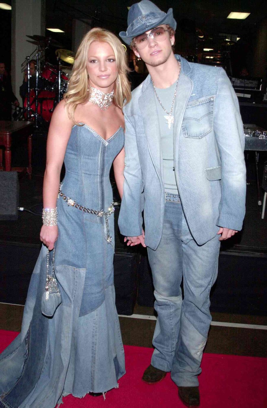 Britney Spears y Justin Timberlake look total denim