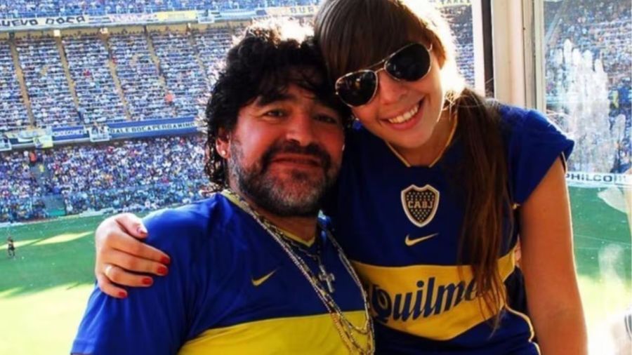 Dalma y Diego Maradona