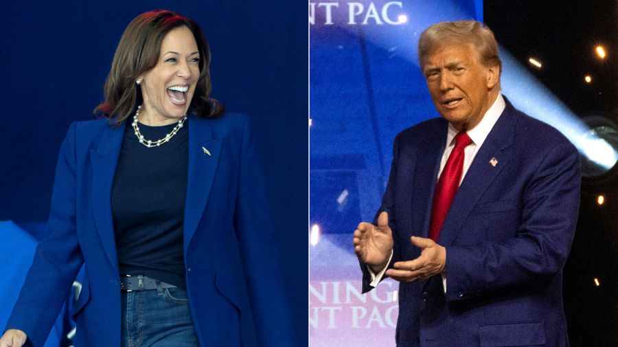 Donald Trump y Kamala Harris