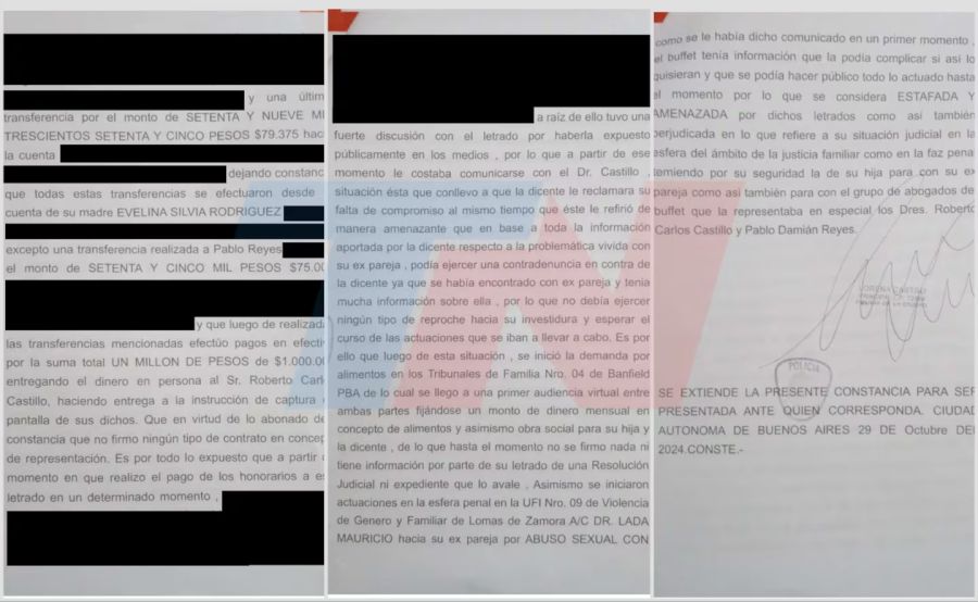 La denuncia que recibió Roberto Castillo por estafa y amenazas 2