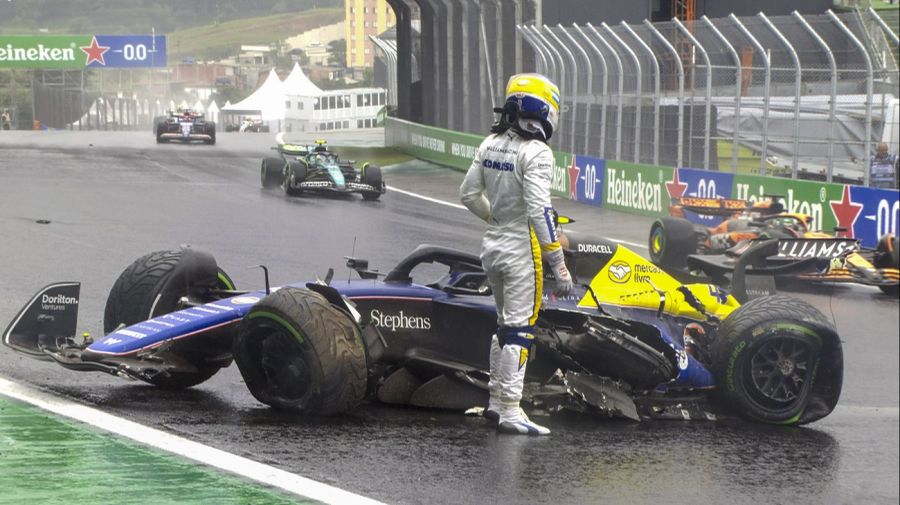 Franco Colapinto en el Gran Premio de Brasil