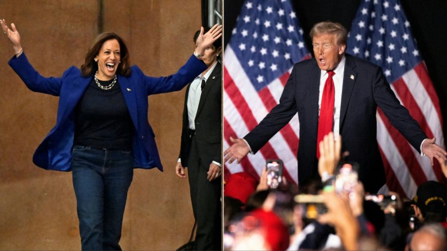 Donald Trump y Kamala Harris