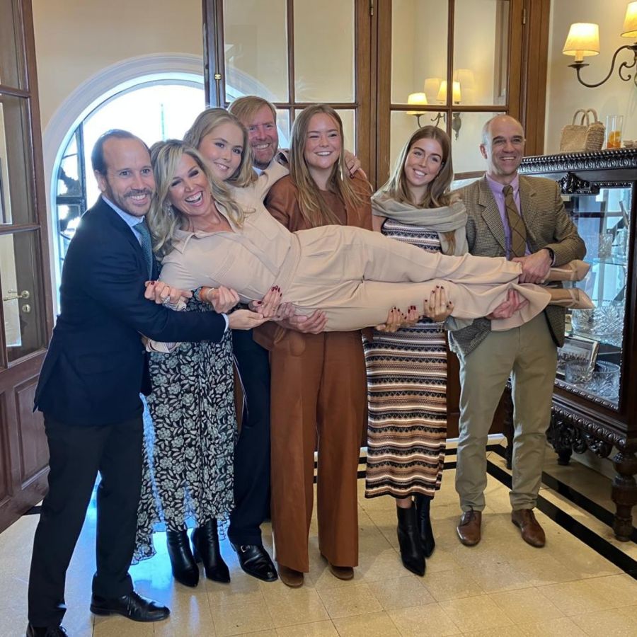 Máxima Zorreguieta y su familia