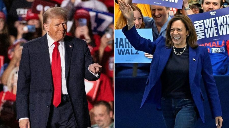 Donald Trump y Kamala Harris