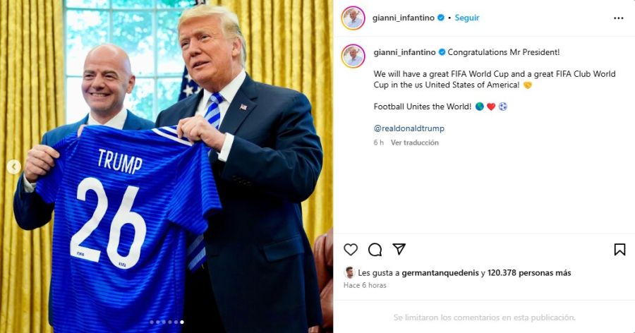 Infantino Trump