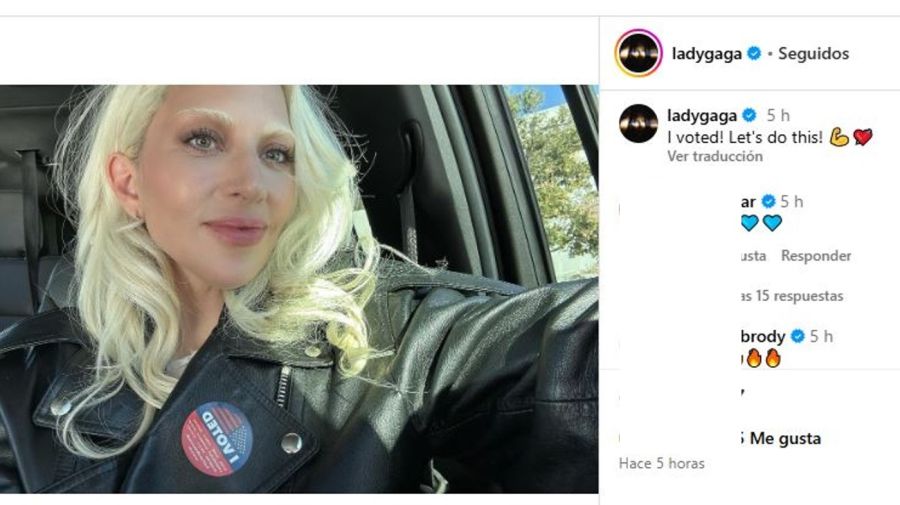 Lady Gaga por Kamala Harris