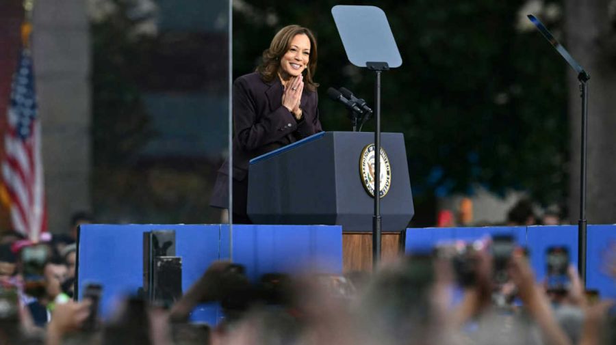 Vicepresidenta de Estados Unidos, Kamala Harris, habló en la Universidad Howard en Washington, luego de la derrota contra Donald Trump 20241106