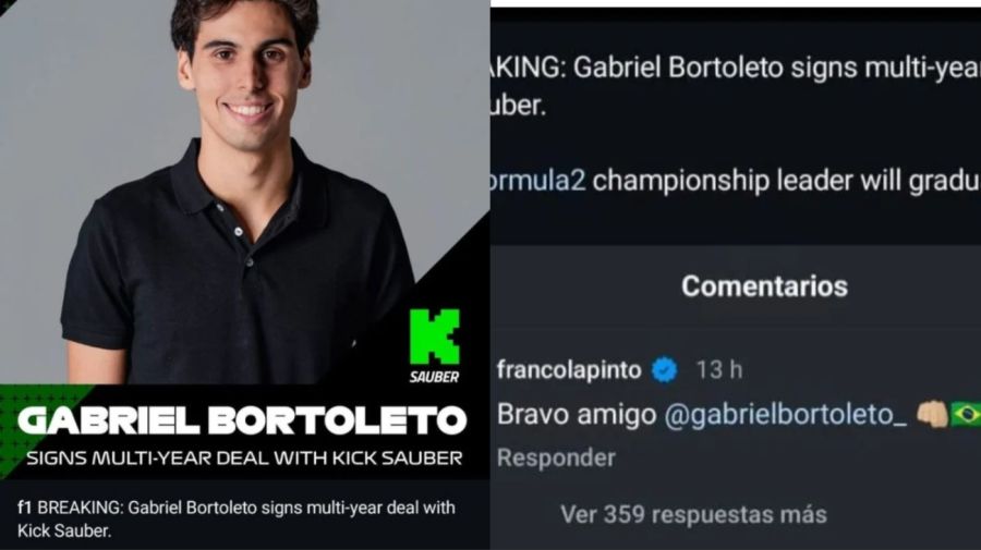 Comentario Colapinto Bortoleto