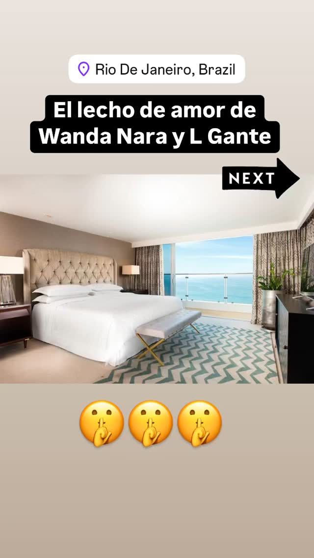 El hotel donde se hospedan Wanda Nara y L-Gante