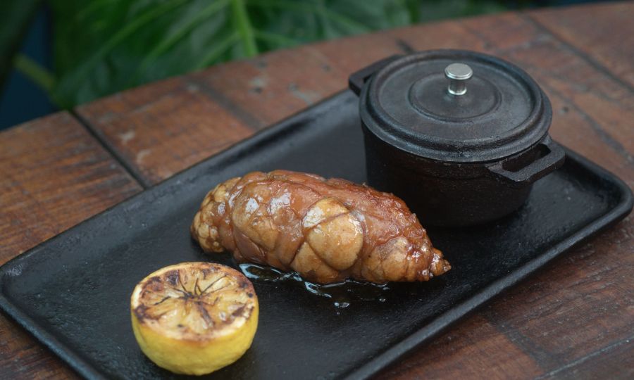 Plato de mollejas de Enero
