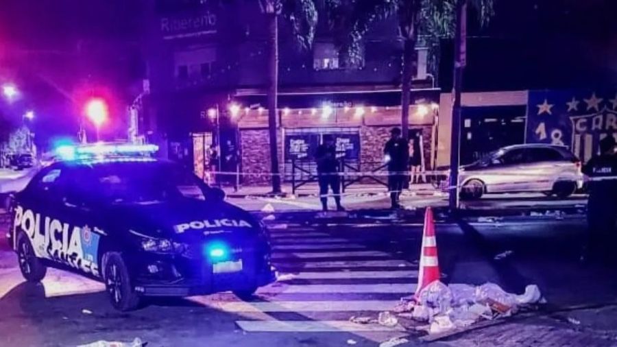 El lugar donde mataron al barrabrava Héctor 'Pillín' Bracamonte en Rosario.