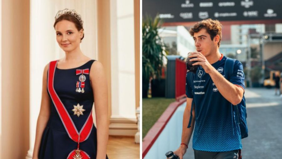 El romance entre Franco Colapinto y la princesa de Noruega