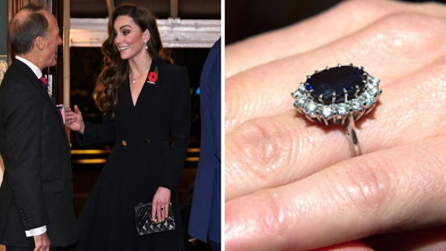 Kate Middleton y su anillo de compromiso