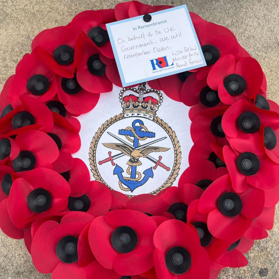 Luke Pollard en las Islas Malvinas