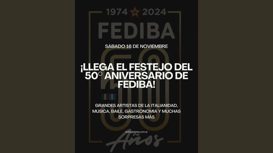 50 aniversario de FEDIBA