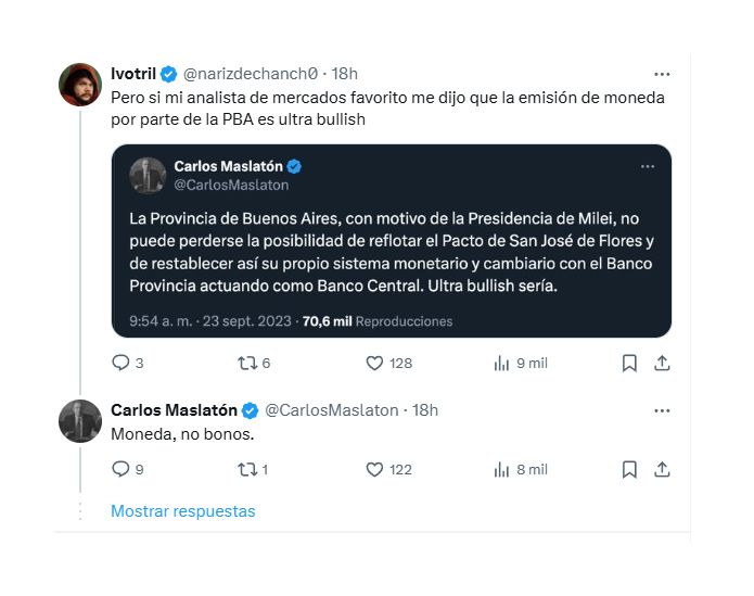 La respuesta de Maslatón.