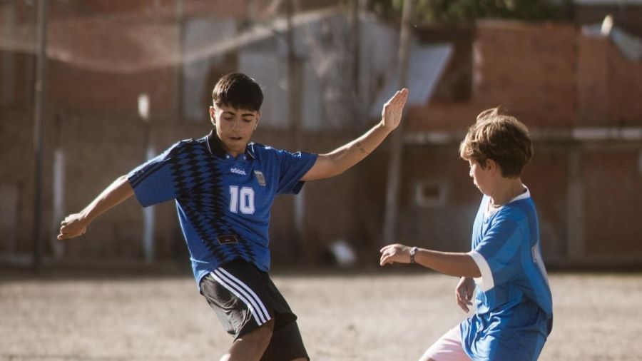 Daniel Osvaldo y Giannina Maradona