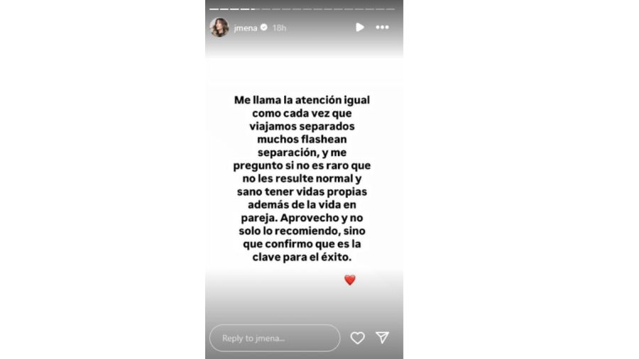 El comunicado de Jimena Barón en redes