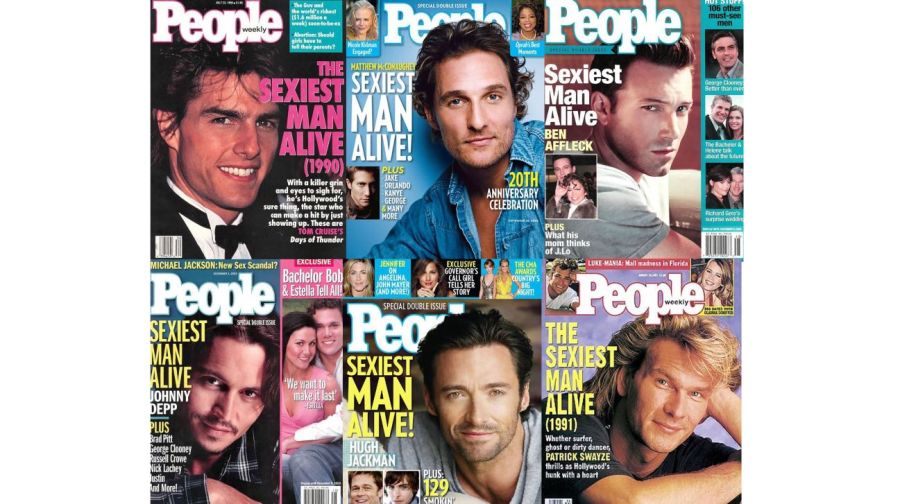 Los hombres más sexys de la revista PEOPLE a través de los años