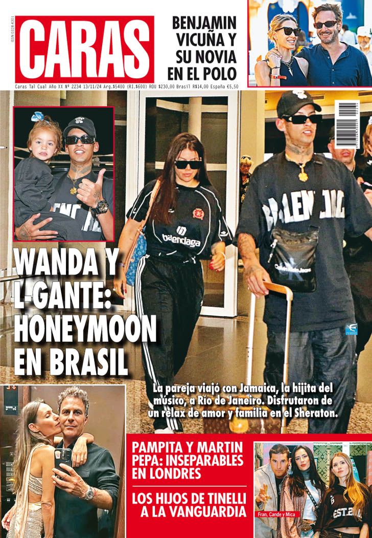 Wanda y L-Gante: honeymoon en Brasil 