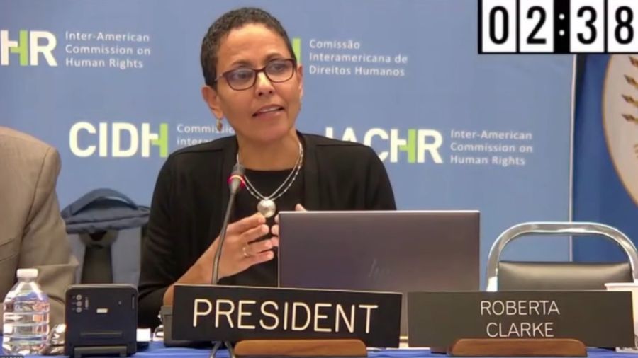 Roberta Clarke, presidenta de la CIDH 20241115