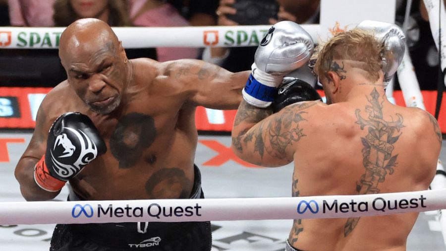 Jake Paul venció con facilidad a Mike Tyson en Texas.