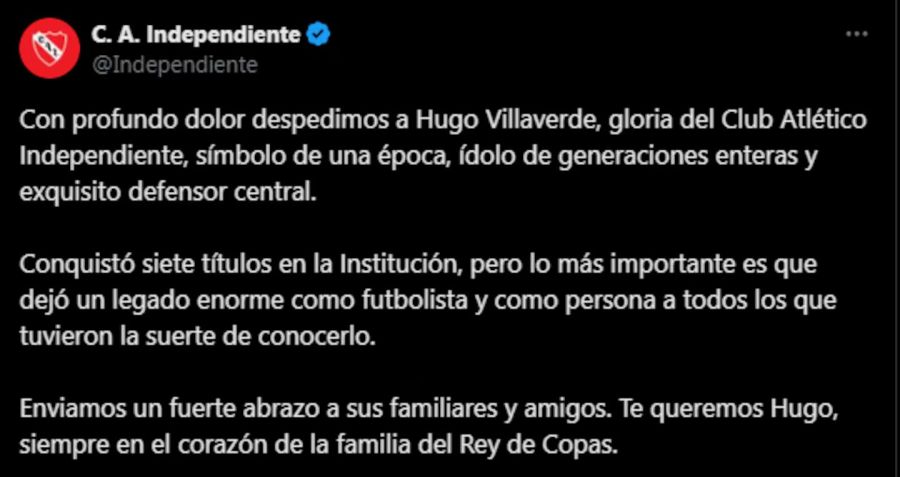 Comunicado Independiente