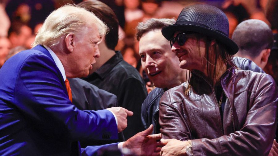 Trump fue con Musk al Madison a ver una pelea de MMA y se convirtió en la principal atracción de la noche.