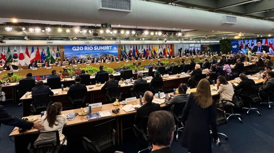 Javier Milei en la cumbre del G20 en Río de Janeiro