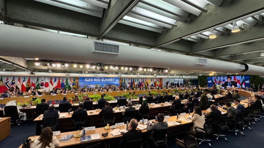 Javier Milei en la cumbre del G20 en Río de Janeiro