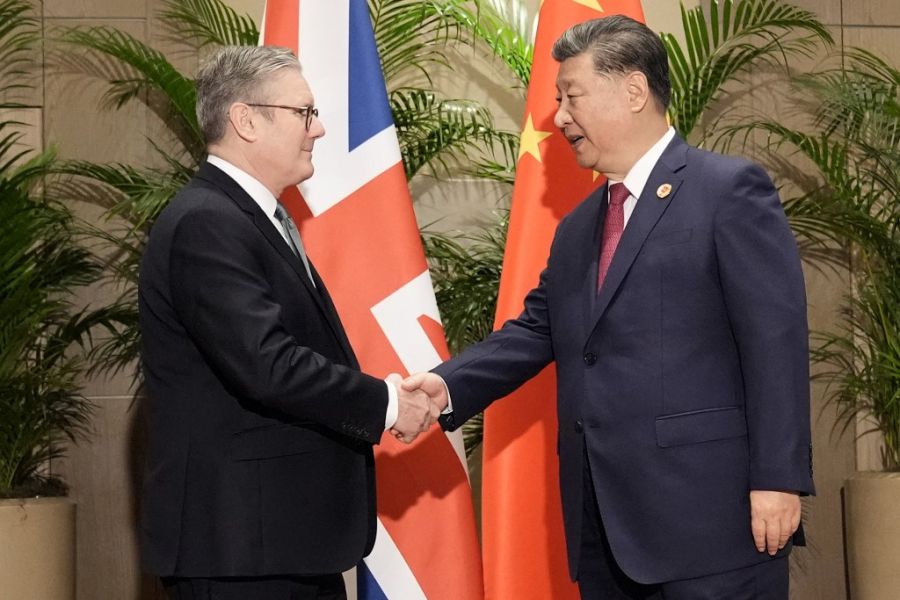 Keir Starmer y Xi Jinping 20241118