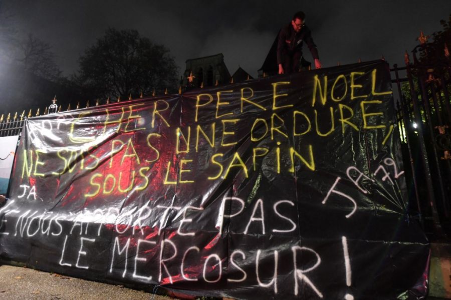 Agricultores franceses contra el acuerdo UE - Mercosur 20241118