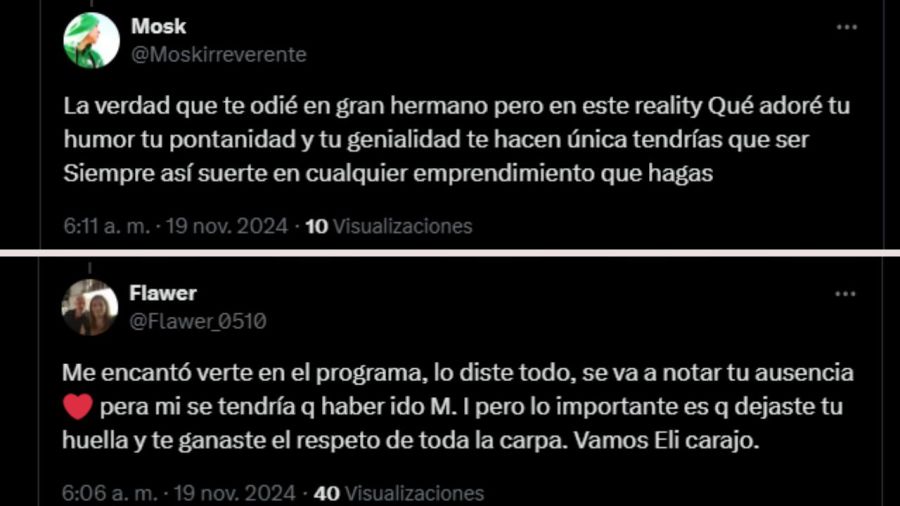 Apoyo en la red para Eliana Guercio 2