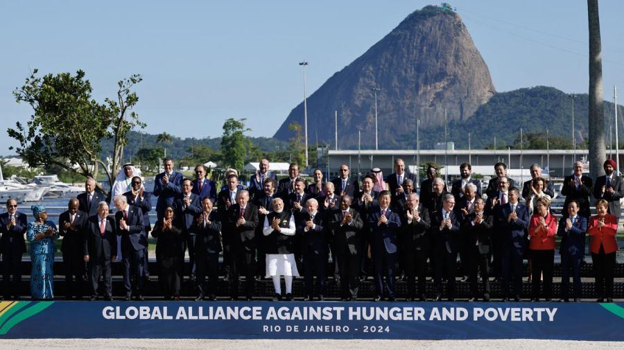 Líderes del G20 en la cumbre del G20 en Río de Janeiro