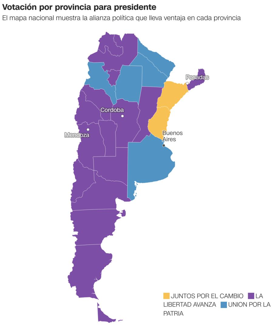 Mapa elecciones 2023